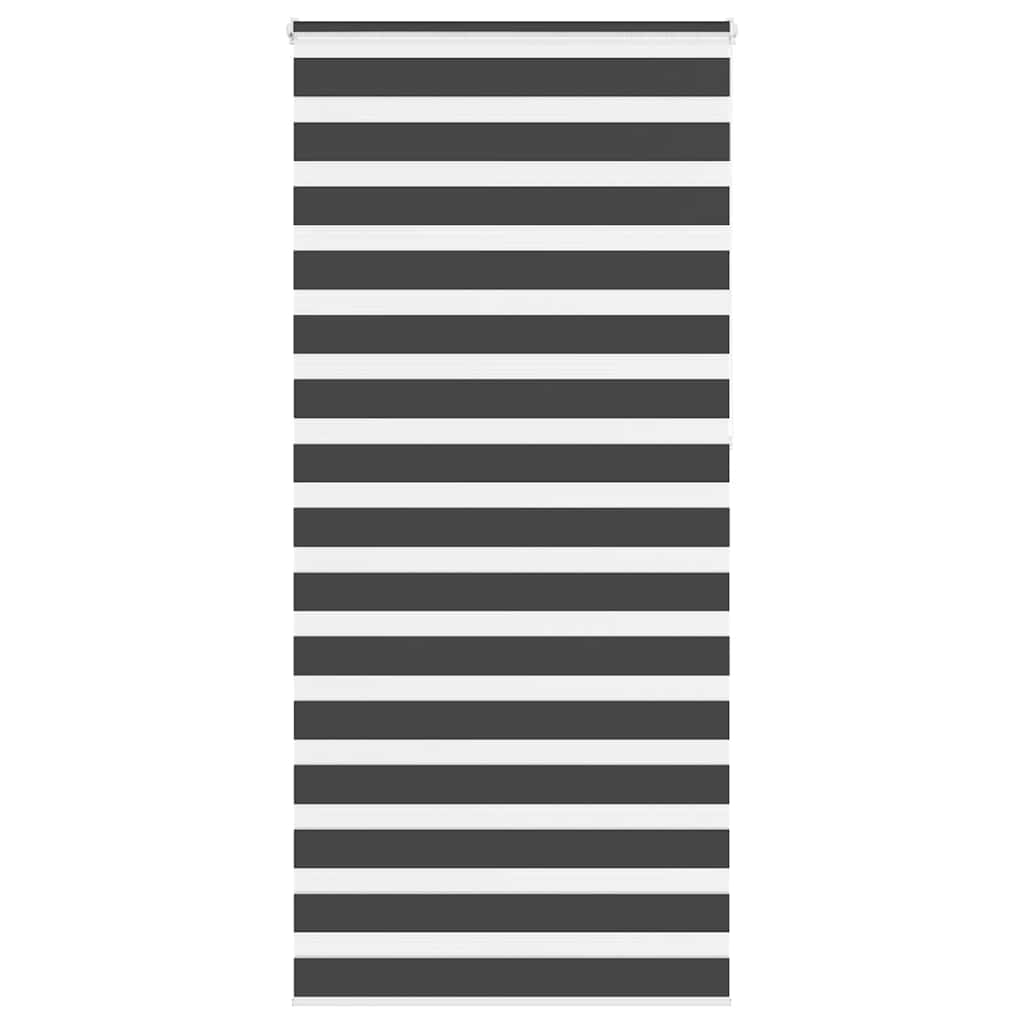 Schwarzes Doppelrollo 95x230 cm