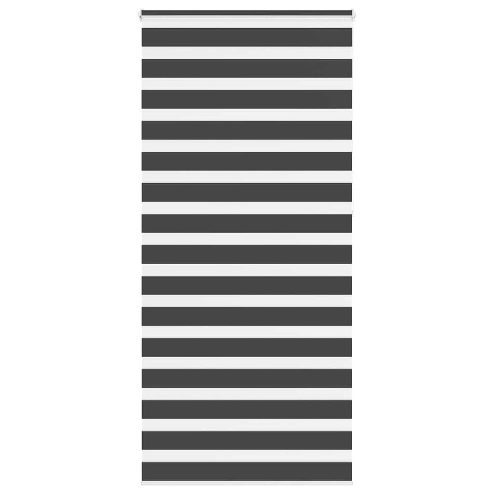 Doppelrollo Schwarz 100x230 cm