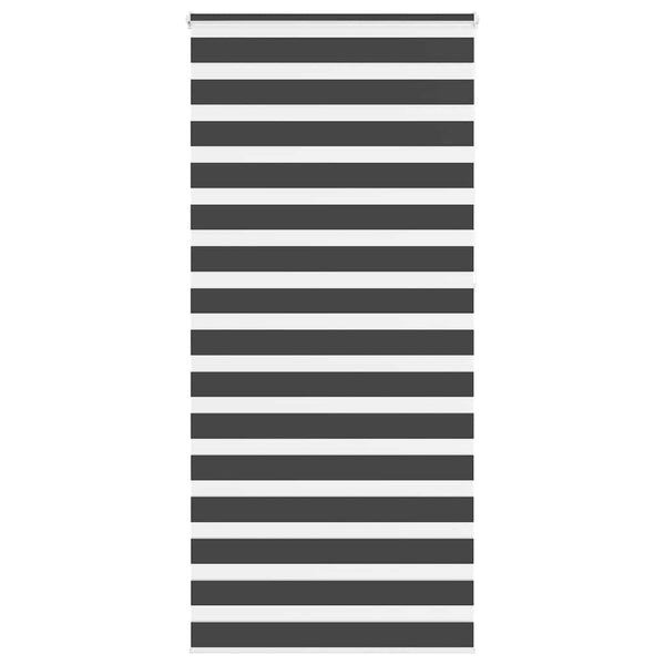 Doppelrollo Schwarz 100x230 cm