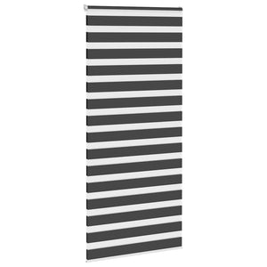 Doppelrollo Schwarz 110x230 cm