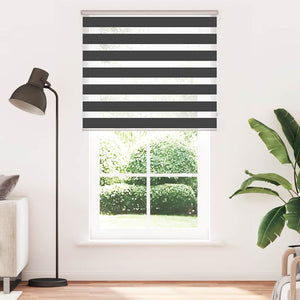 Doppelrollo Schwarz 125x230 cm