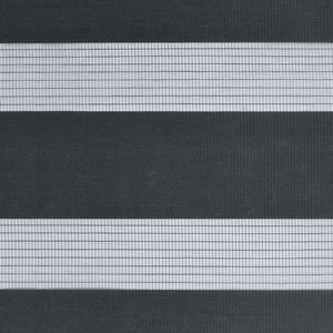 Doppelrollo Schwarz 125x230 cm