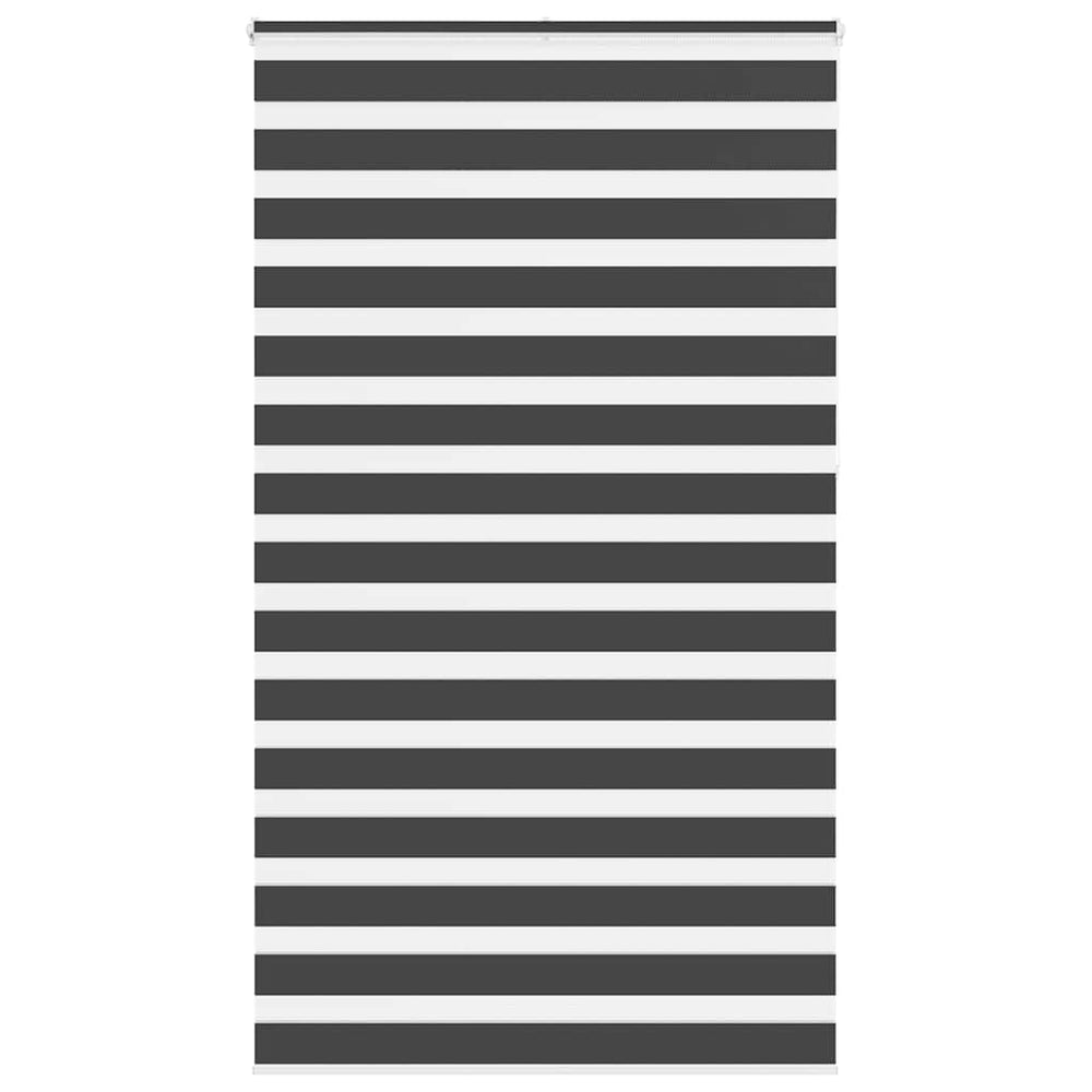 Doppelrollo Schwarz 130x230 cm