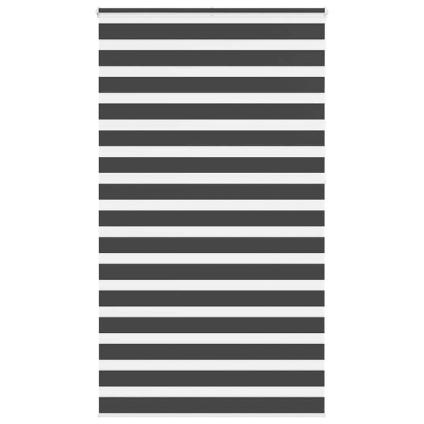 Doppelrollo Schwarz 130x230 cm
