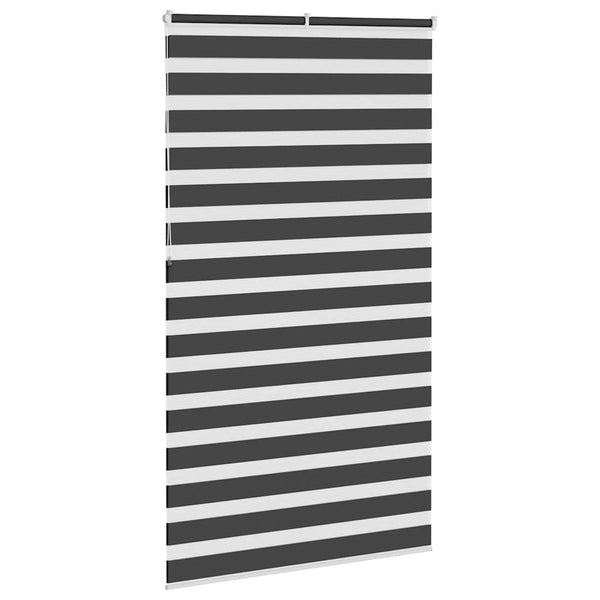 Doppelrollo Schwarz 130x230 cm