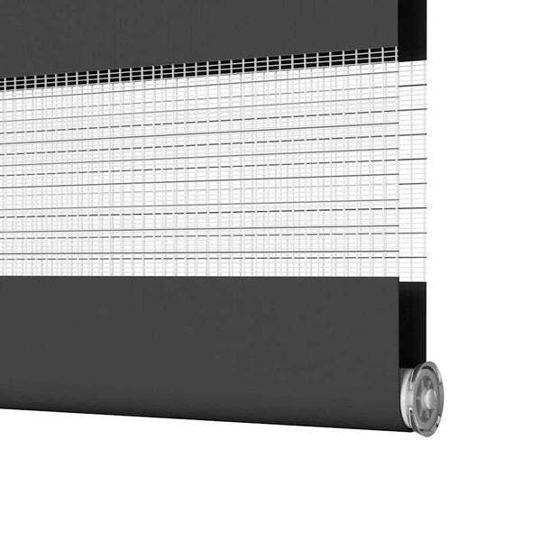 Doppelrollo Schwarz 135x230 cm