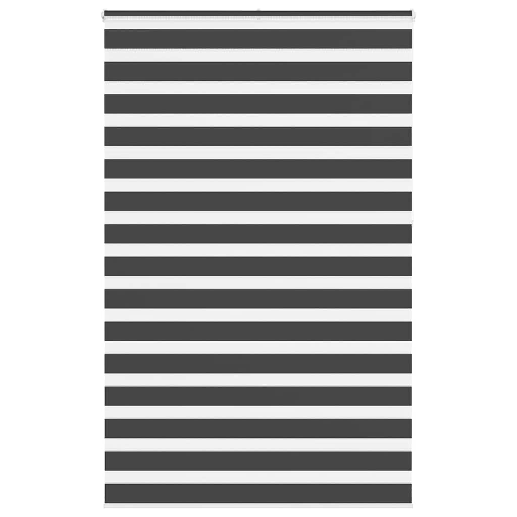 Schwarzes Doppelrollo 145x230 cm