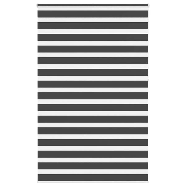 Schwarzes Doppelrollo 145x230 cm