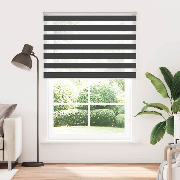 Doppelrollo Schwarz 165x230 cm