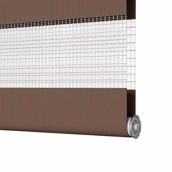 Doppelrollo Braun 40x100 cm