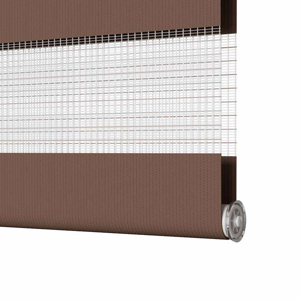 Doppelrollo Braun 45x100 cm