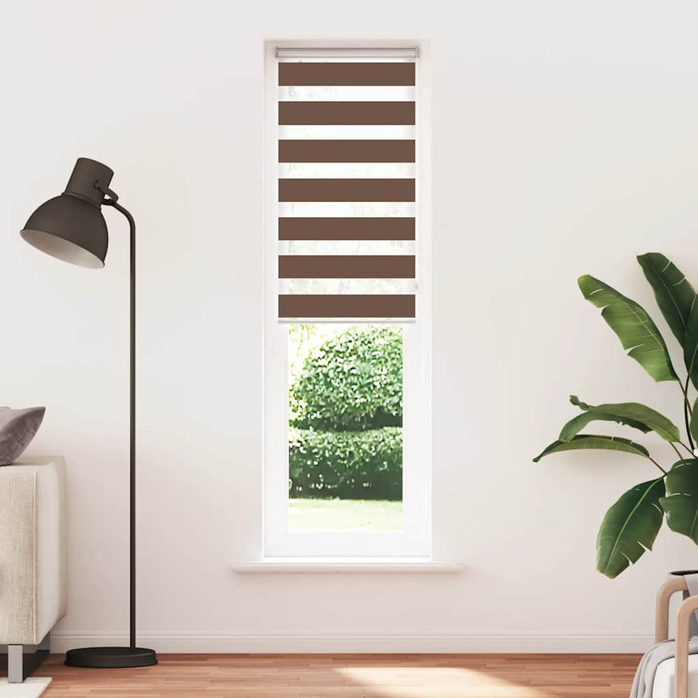 Doppelrollo Braun 60x200 cm
