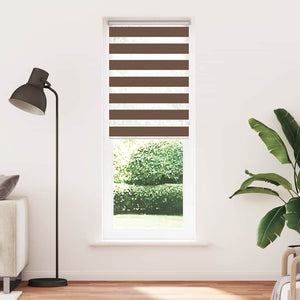 Doppelrollo Braun 90x200 cm