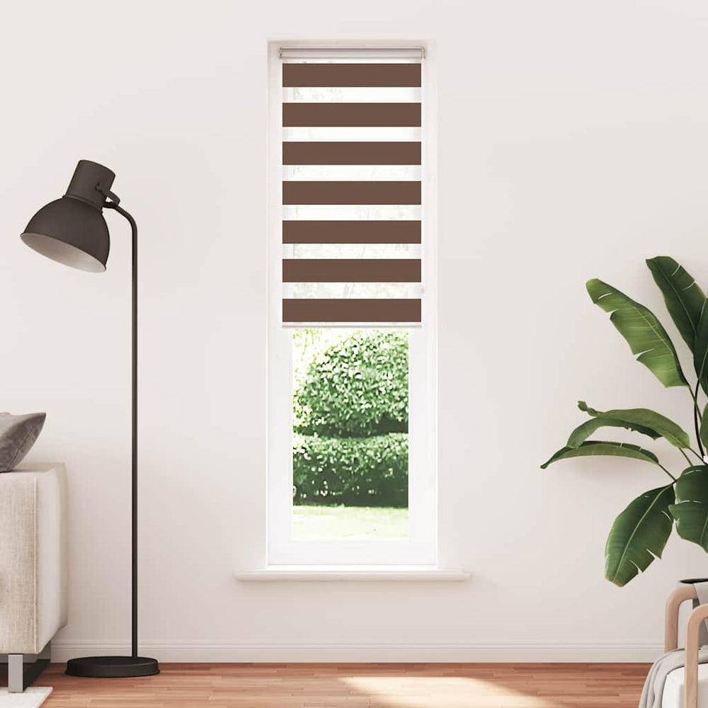 Doppelrollo Braun 55x230 cm
