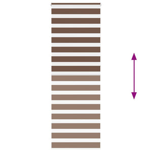 Doppelrollo Braun 85x230 cm