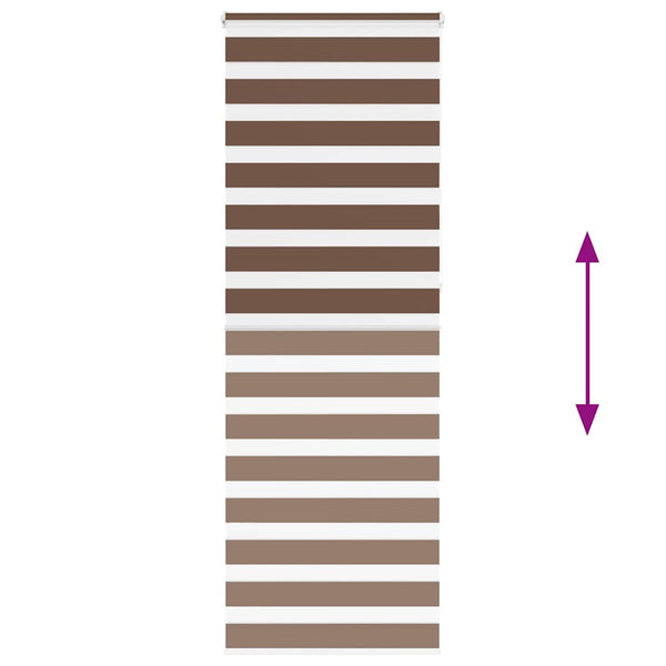 Doppelrollo Braun 85x230 cm