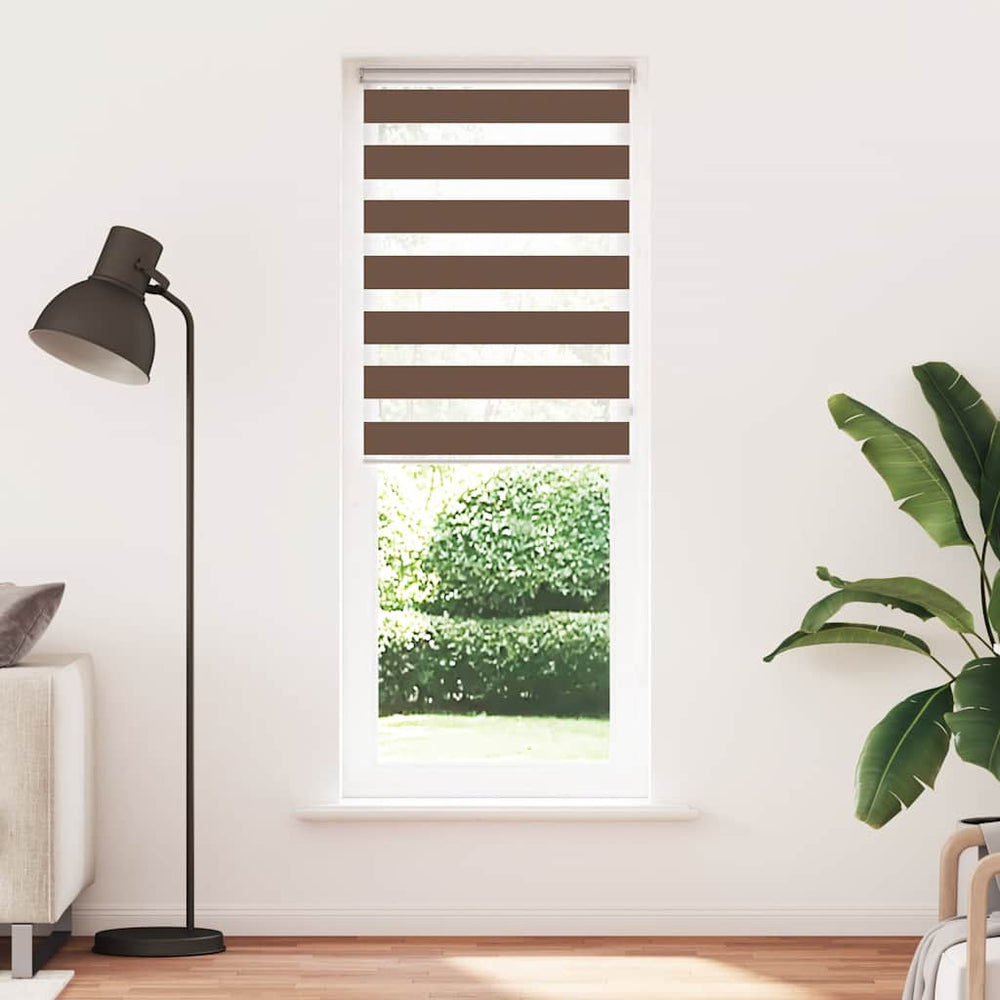 Doppelrollo Braun 90x230 cm
