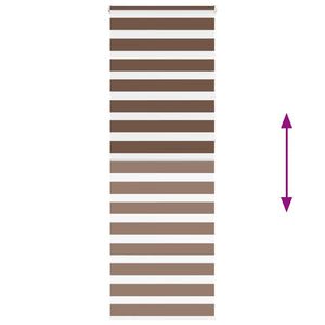 Doppelrollo Braun 90x230 cm