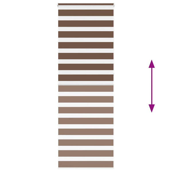 Doppelrollo Braun 90x230 cm