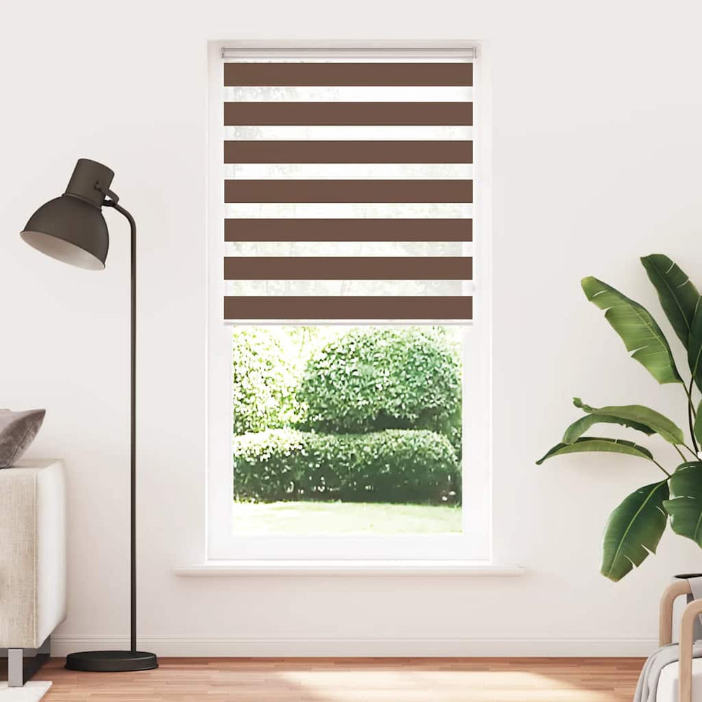 Doppelrollo Braun 95x230 cm