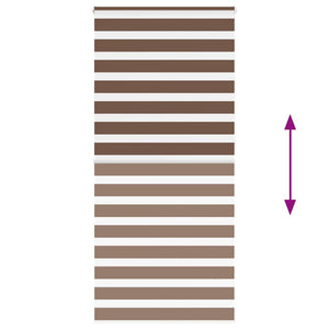 Doppelrollo Braun 95x230 cm