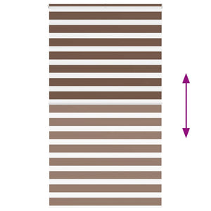 Doppelrollo Braun 130x230 cm
