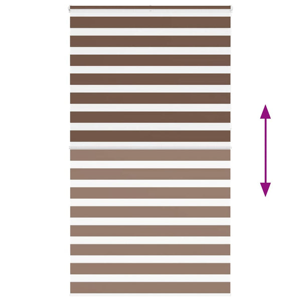Doppelrollo Braun 130x230 cm