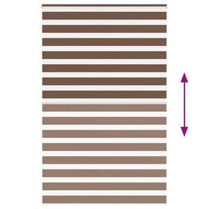 Doppelrollo Braun 150x230 cm