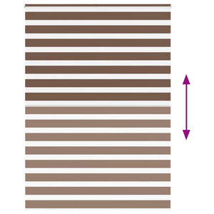 Doppelrollo Braun 160x230 cm