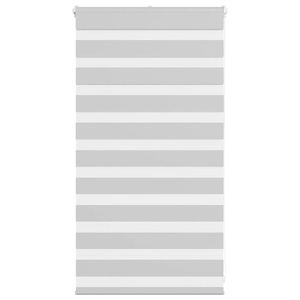 vidaXL Double store enrouleur Gris clair 75x100 cm Largeur du tissu 70,9 cm Polyester