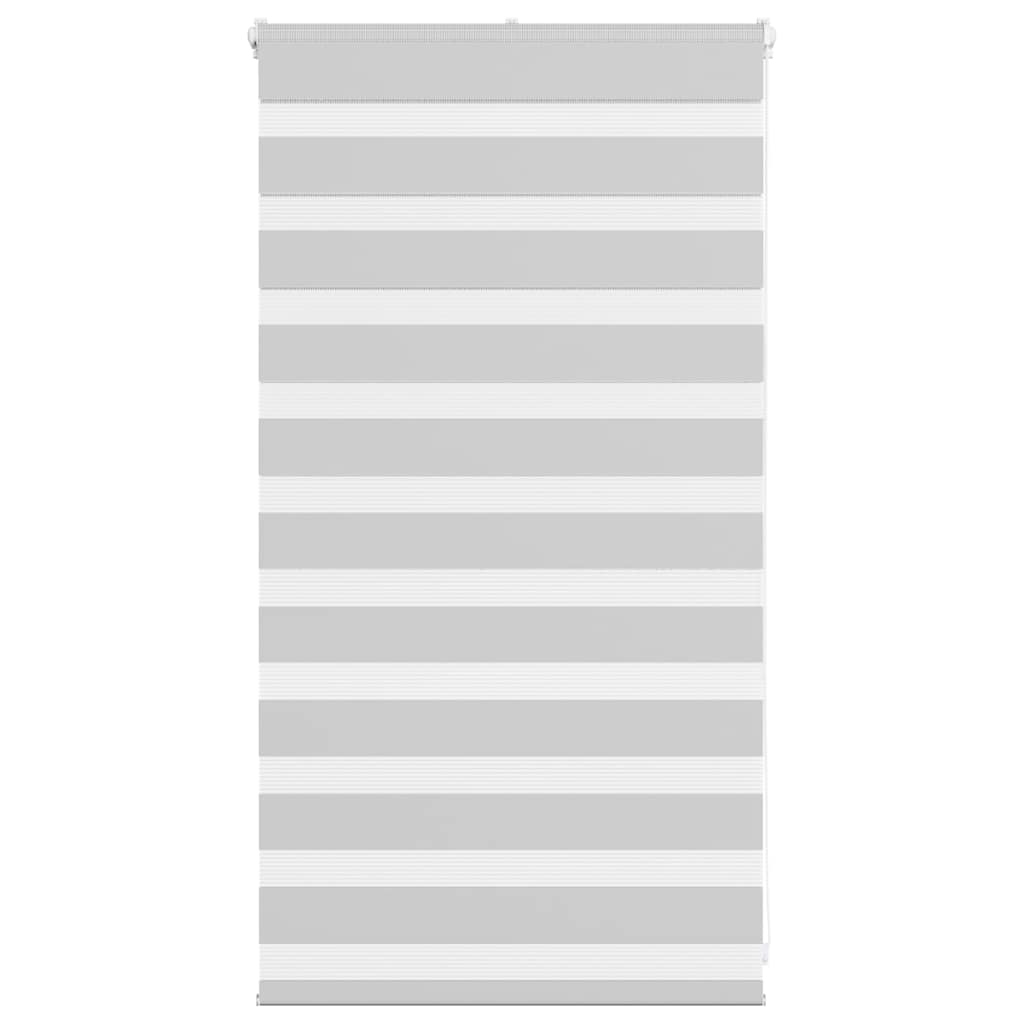 vidaXL Store double gris clair 90x100 cm largeur du tissu 85,9 cm polyester