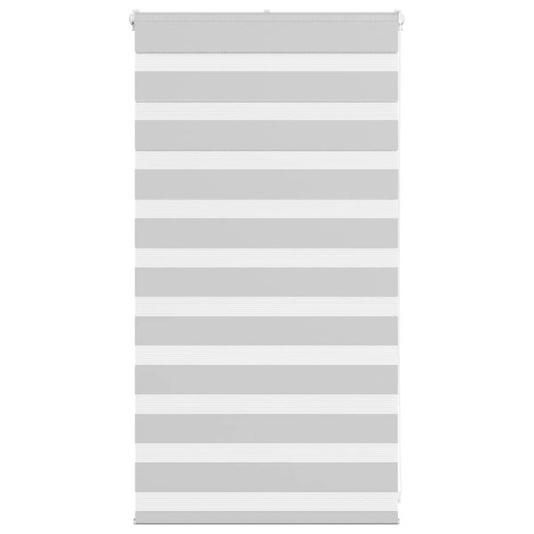 vidaXL Store double gris clair 90x100 cm largeur du tissu 85,9 cm polyester