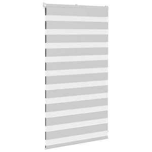 vidaXL Store double gris clair 90x100 cm largeur du tissu 85,9 cm polyester