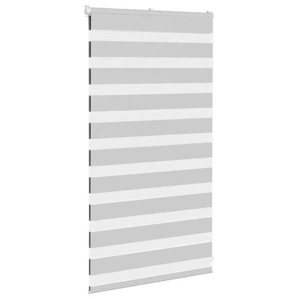 vidaXL Store double gris clair 90x100 cm largeur du tissu 85,9 cm polyester