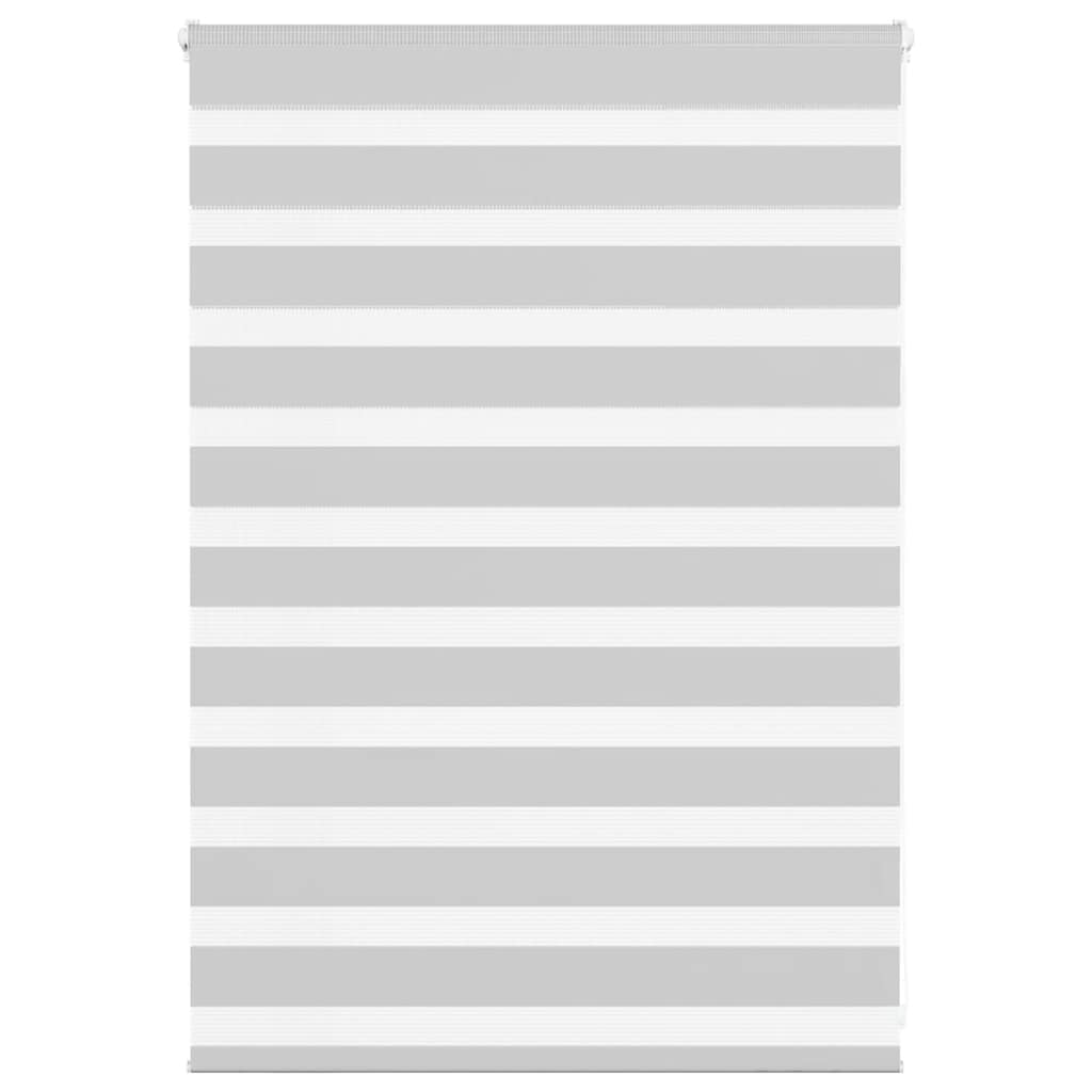 vidaXL Store double gris clair 95x100 cm largeur de tissu 90,9 cm polyester