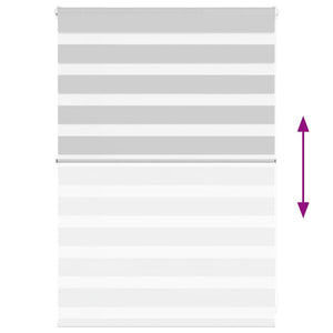 vidaXL Store double gris clair 95x100 cm largeur de tissu 90,9 cm polyester