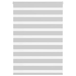 vidaXL Store double enrouleur gris clair 100x100 cm largeur du tissu 95,9 cm polyester