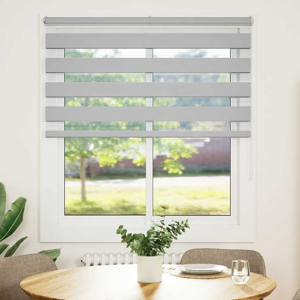 Doppelrollo Hellgrau 130x100 cm