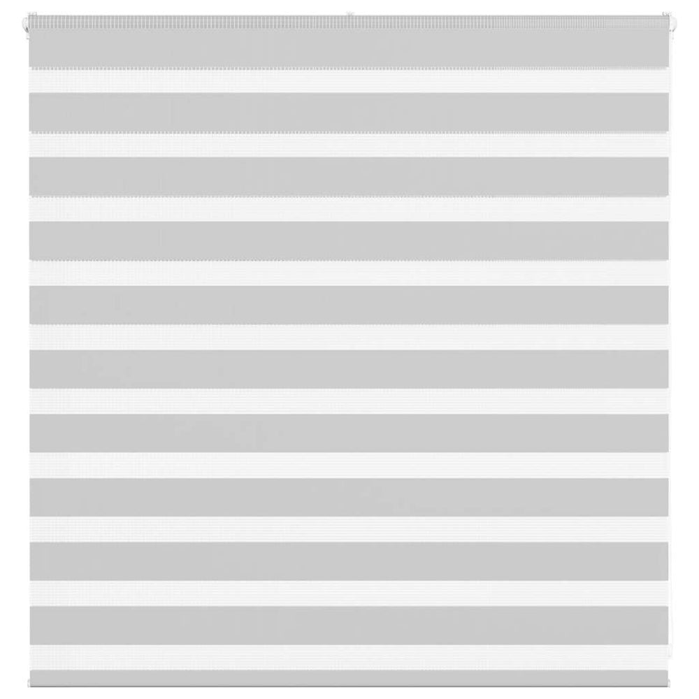vidaXL Double Roller Blind Light Grey 150x100 cm Fabric Width 145.9 cm Polyester