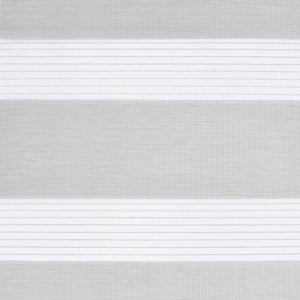 vidaXL Store enrouleur double Gris clair 165x100 cm Largeur du tissu 160,9 cm Polyester
