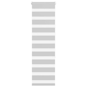 vidaXL Double store enrouleur Gris clair 40x150 cm Largeur de tissu 35,9 cm Polyester