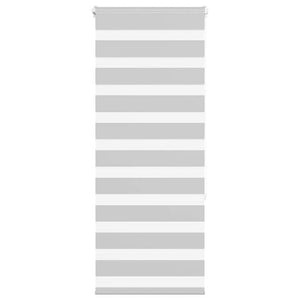 vidaXL Double Store Gris clair 60x150 cm Largeur tissu 55,9 cm Polyester
