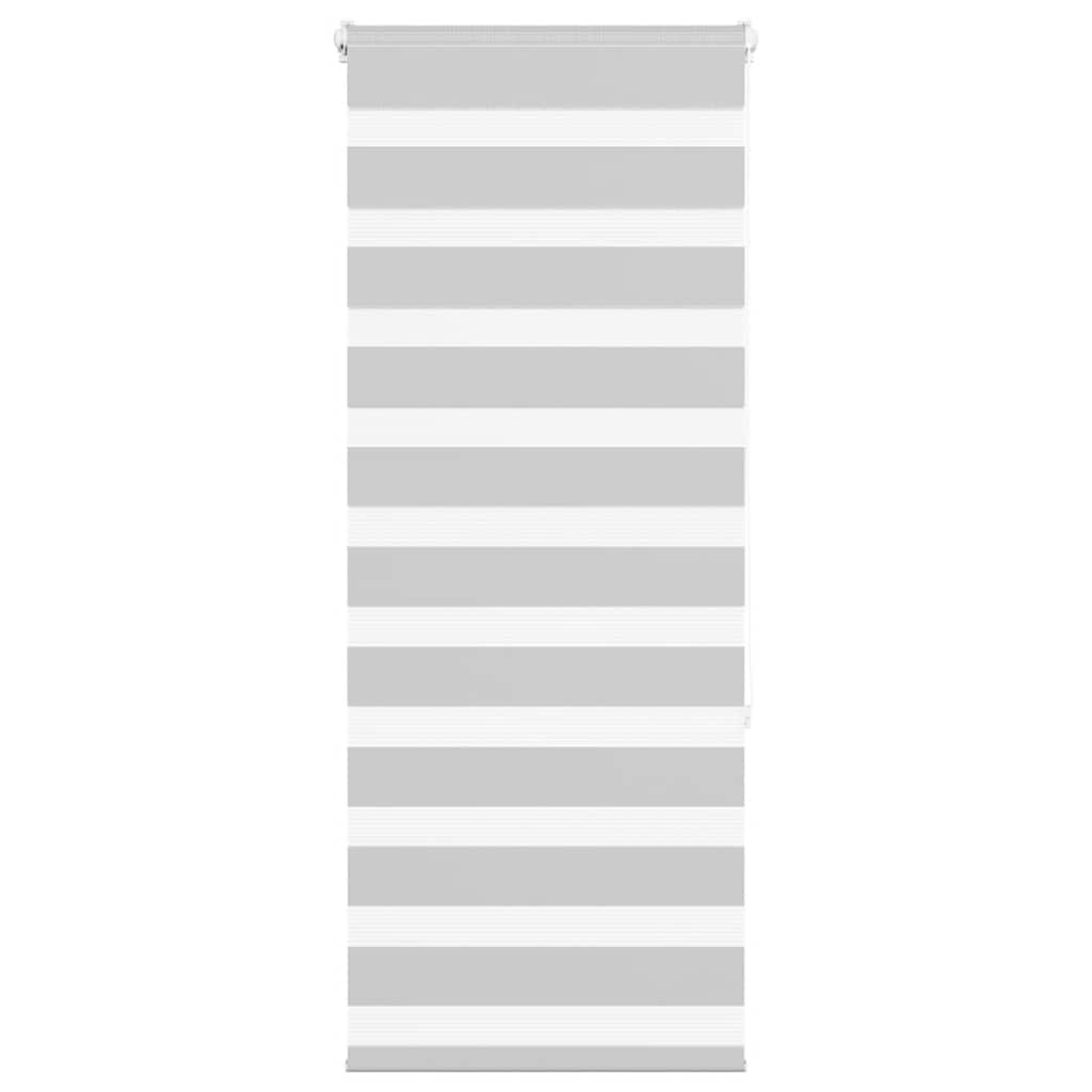 vidaXL Double Store Gris clair 60x150 cm Largeur tissu 55,9 cm Polyester