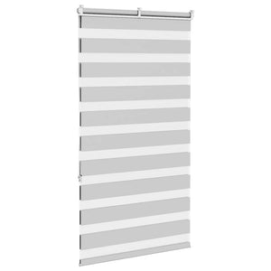 vidaXL Store double gris clair 85x150 cm Largeur du tissu 80,9 cm Polyester
