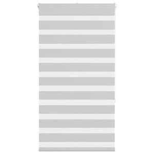 vidaXL Store enrouleur double gris clair 90x150 cm largeur du tissu 85,9 cm polyester