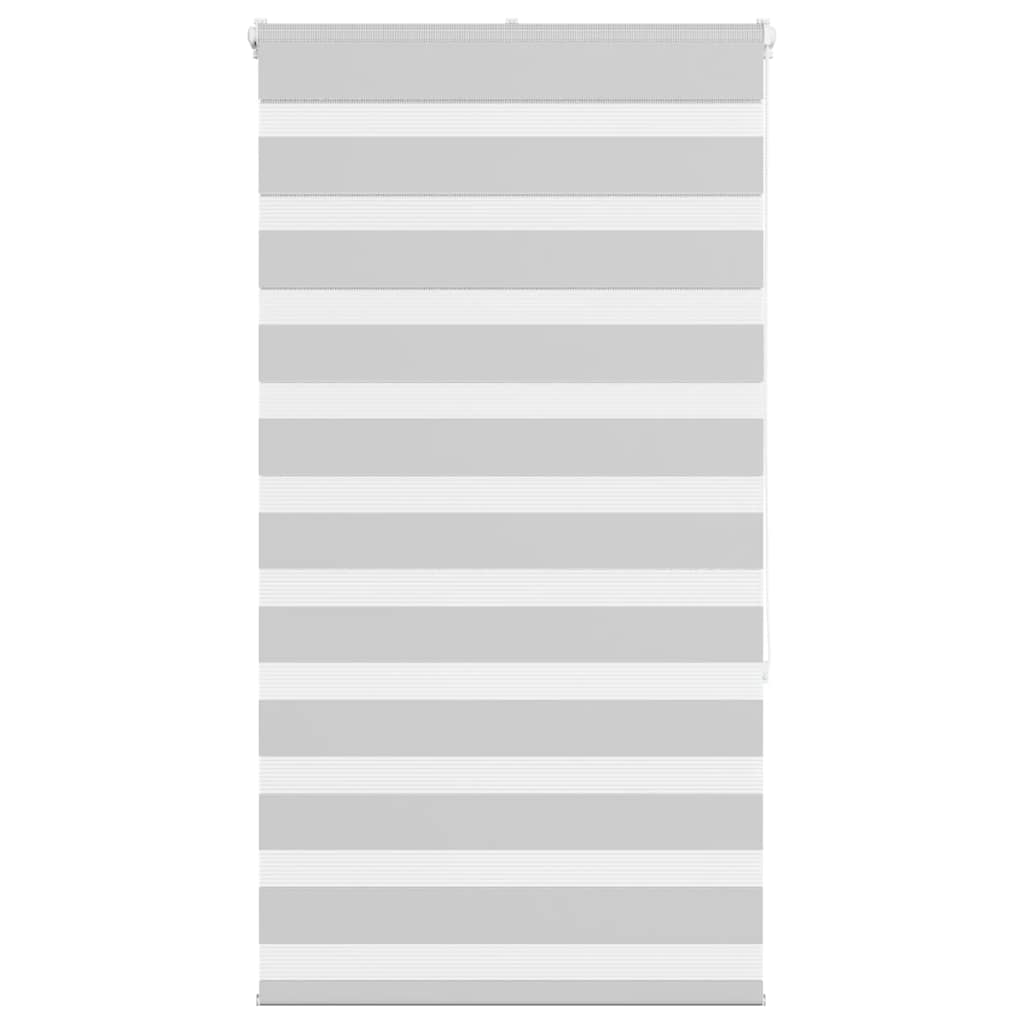 vidaXL Store enrouleur double gris clair 90x150 cm largeur du tissu 85,9 cm polyester