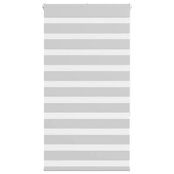 vidaXL Store enrouleur double gris clair 90x150 cm largeur du tissu 85,9 cm polyester