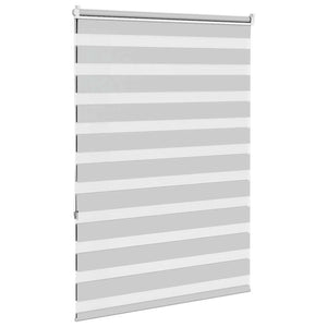 vidaXL Store double gris clair 105x150 cm, largeur de tissu 100,9 cm, polyester