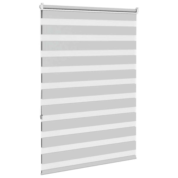 vidaXL Store double gris clair 105x150 cm, largeur de tissu 100,9 cm, polyester