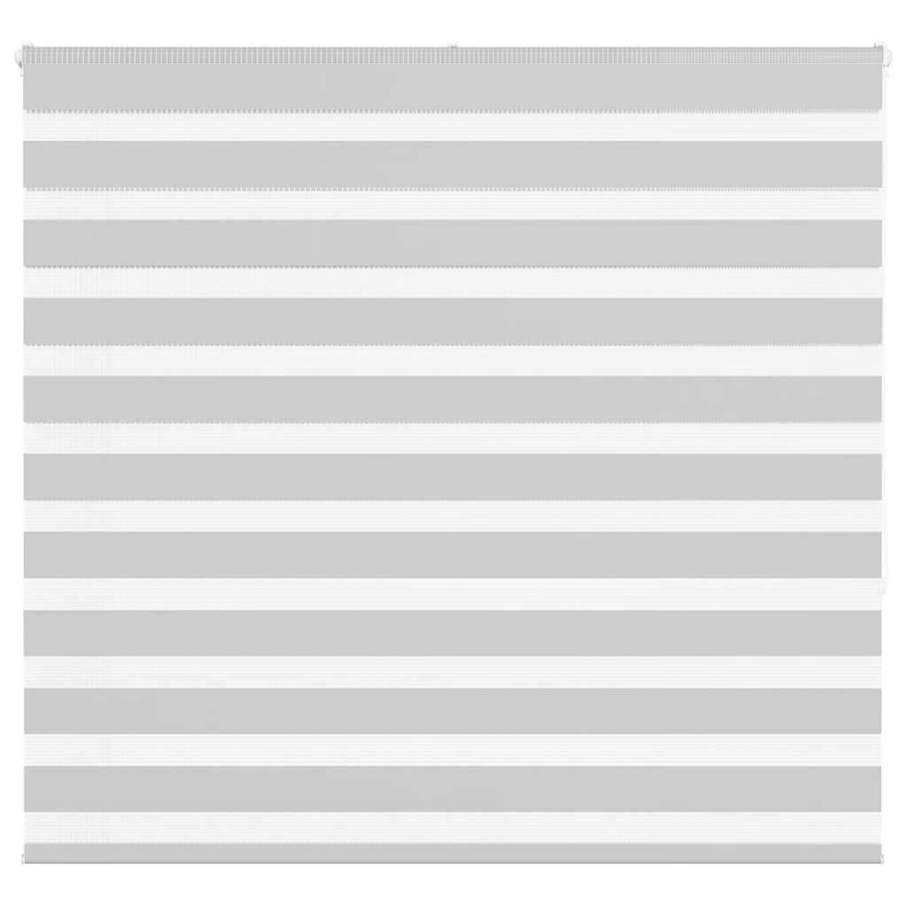 vidaXL Store enrouleur double gris clair 155x150 cm Largeur du tissu 150,9 cm Polyester